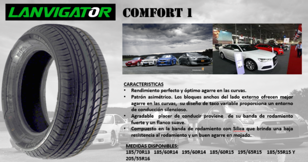 185/60R14 82H COMFORT I LANVIGATOR